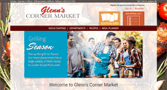 Desktop Screenshot of glennscornermarket.com